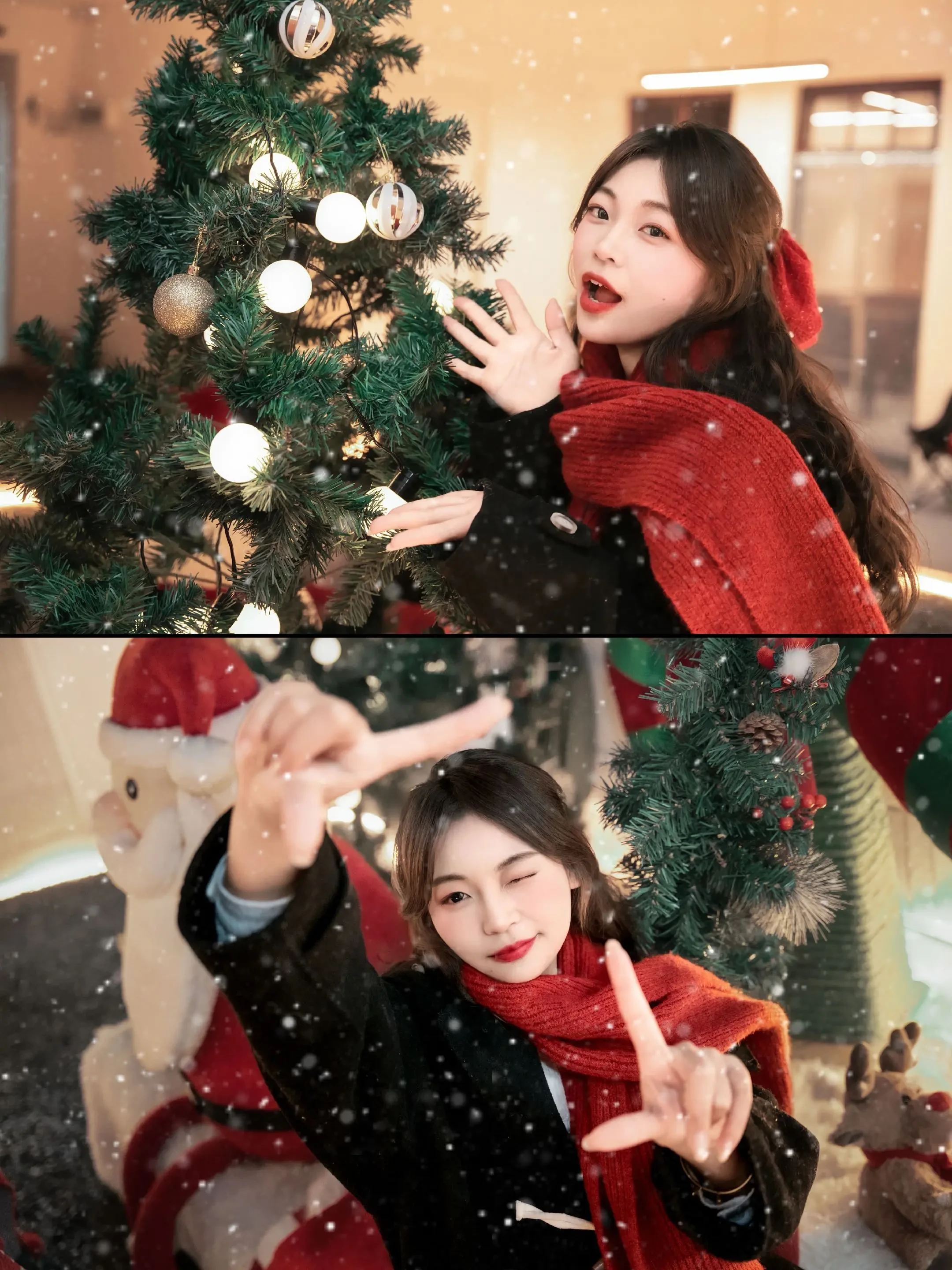 🎄🎄今年的圣诞限定女孩已上线❄️❄️