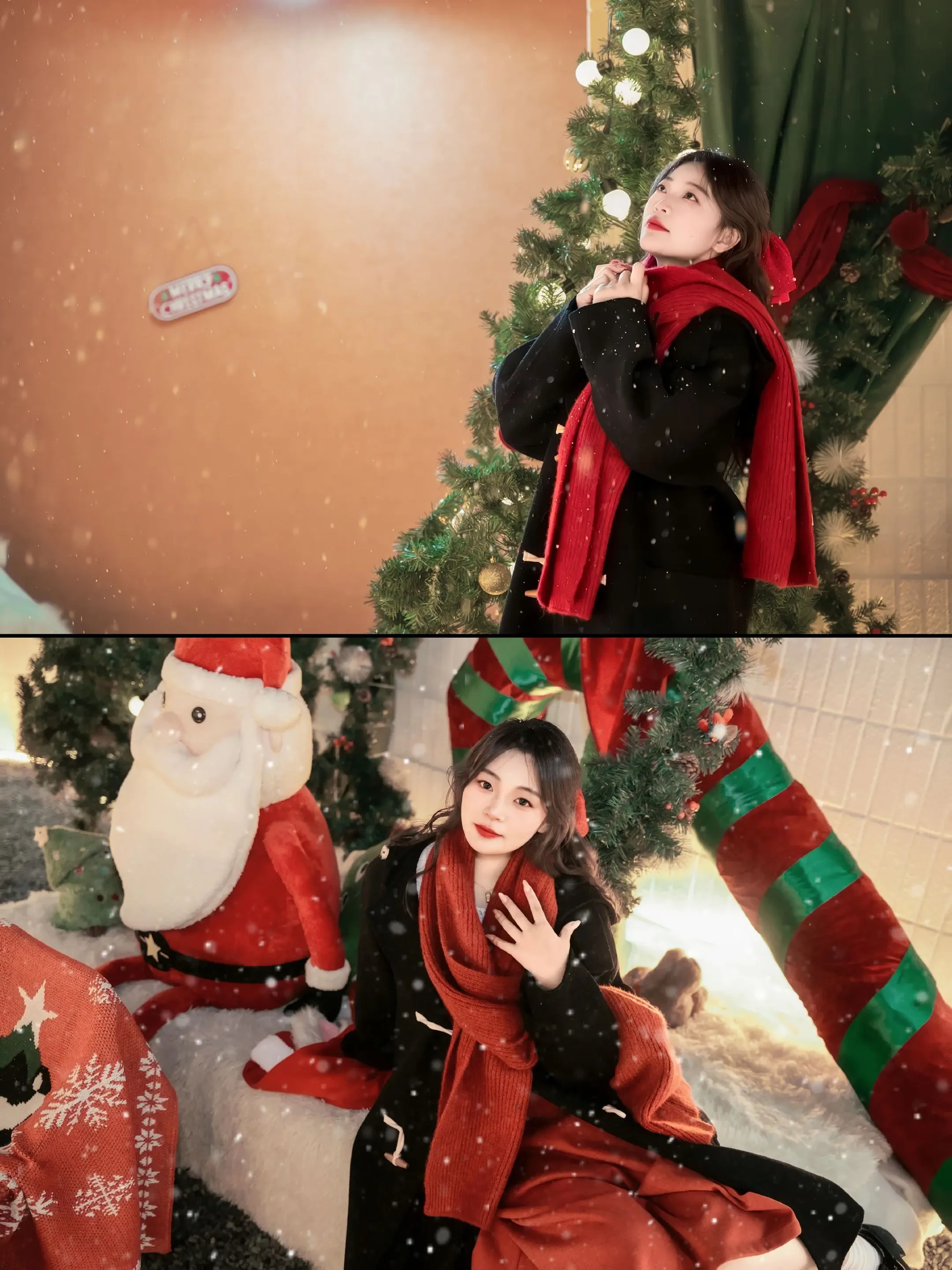🎄🎄今年的圣诞限定女孩已上线❄️❄️