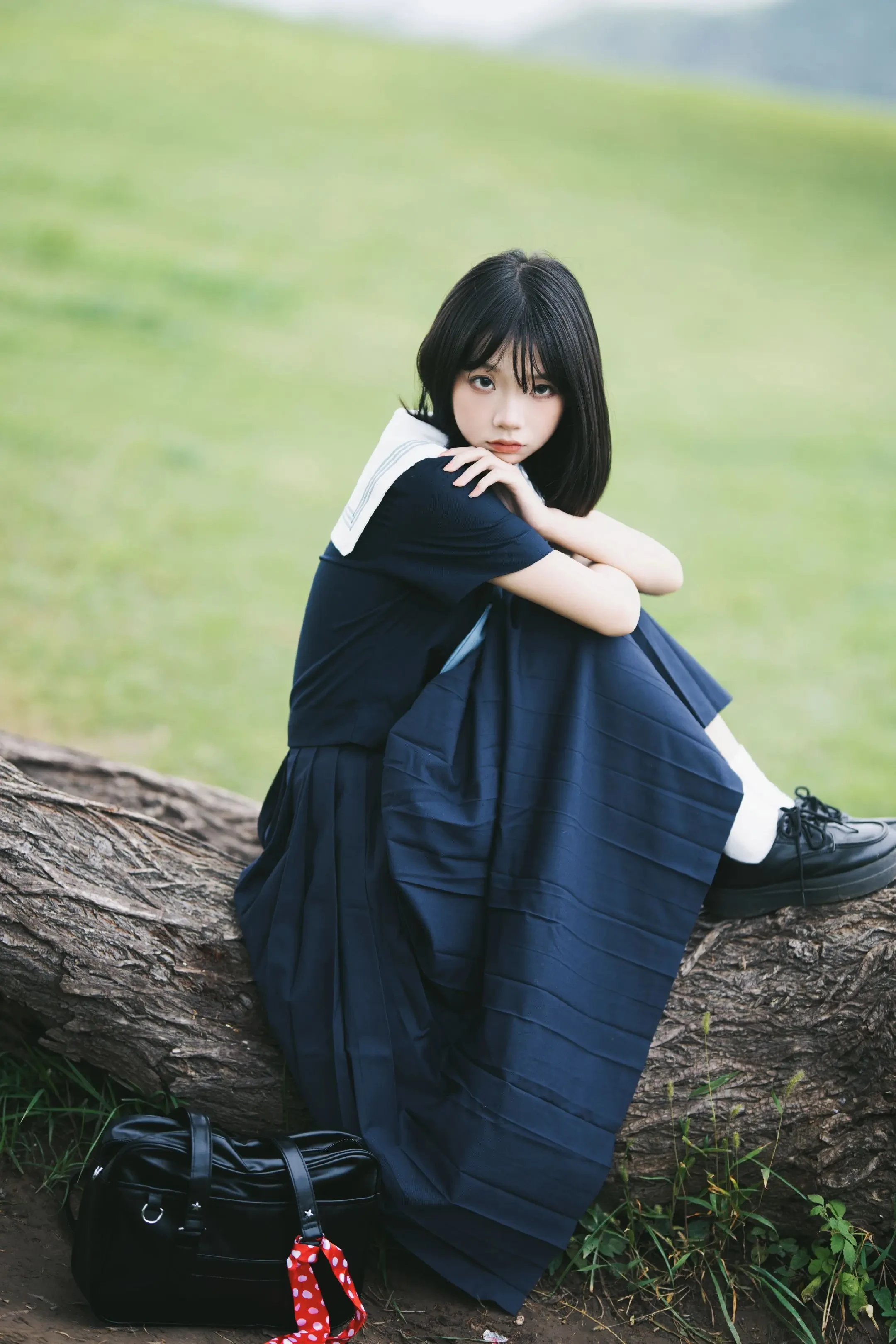日系学园少女写真，青春在此刻具象化了。下