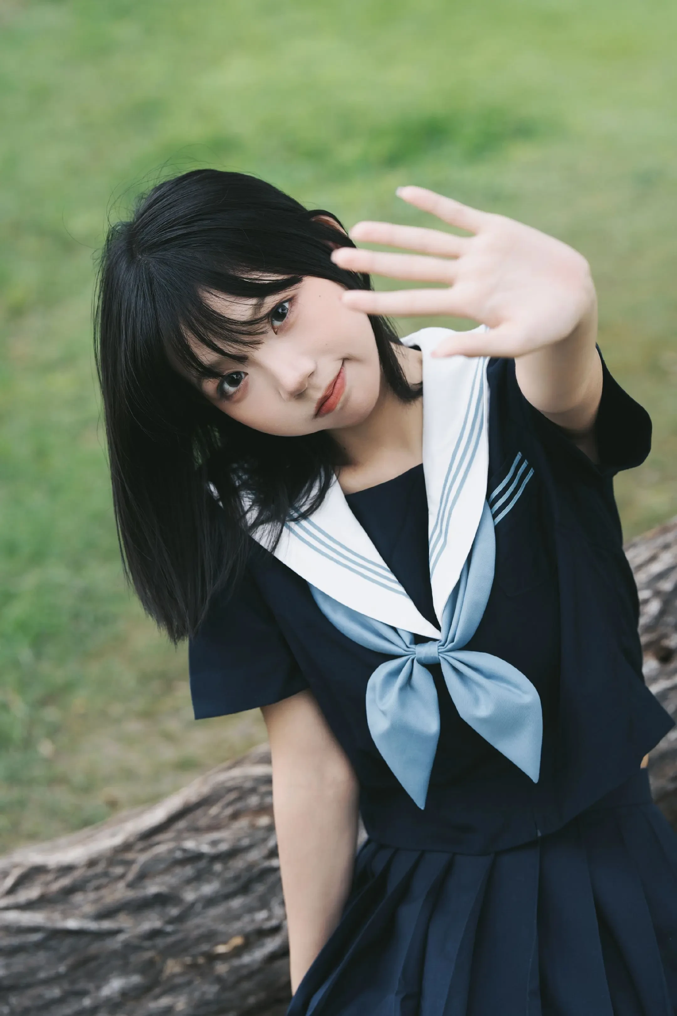 日系学园少女写真，青春在此刻具象化了。下