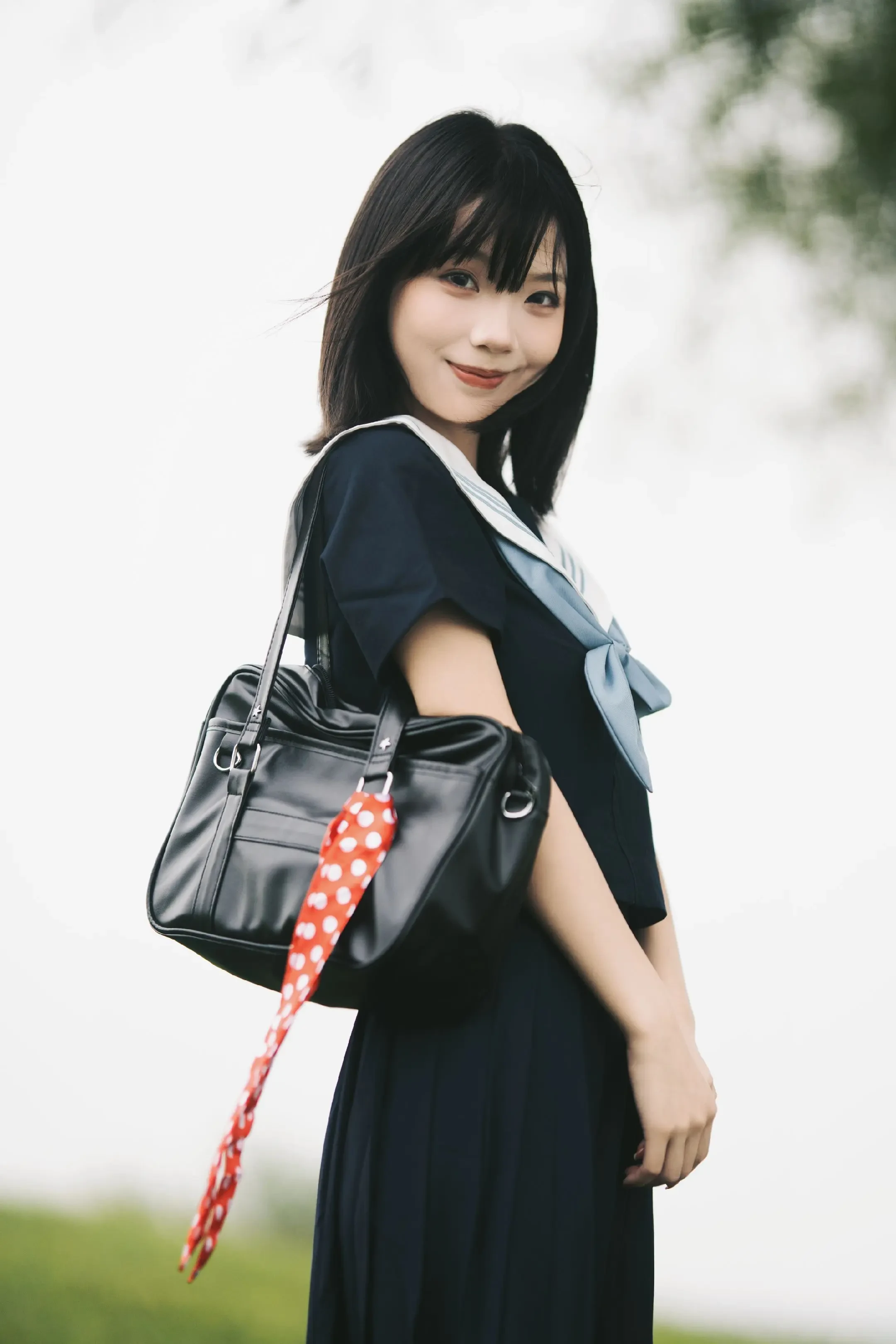 日系学园少女写真，青春在此刻具象化了。下