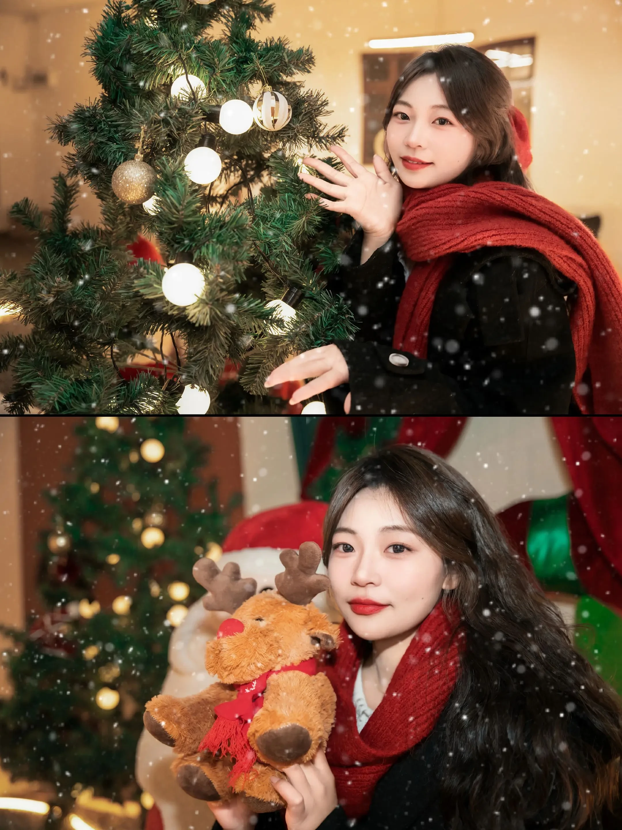 将圣诞氛围拉满🎄今年的圣诞写真请查收。