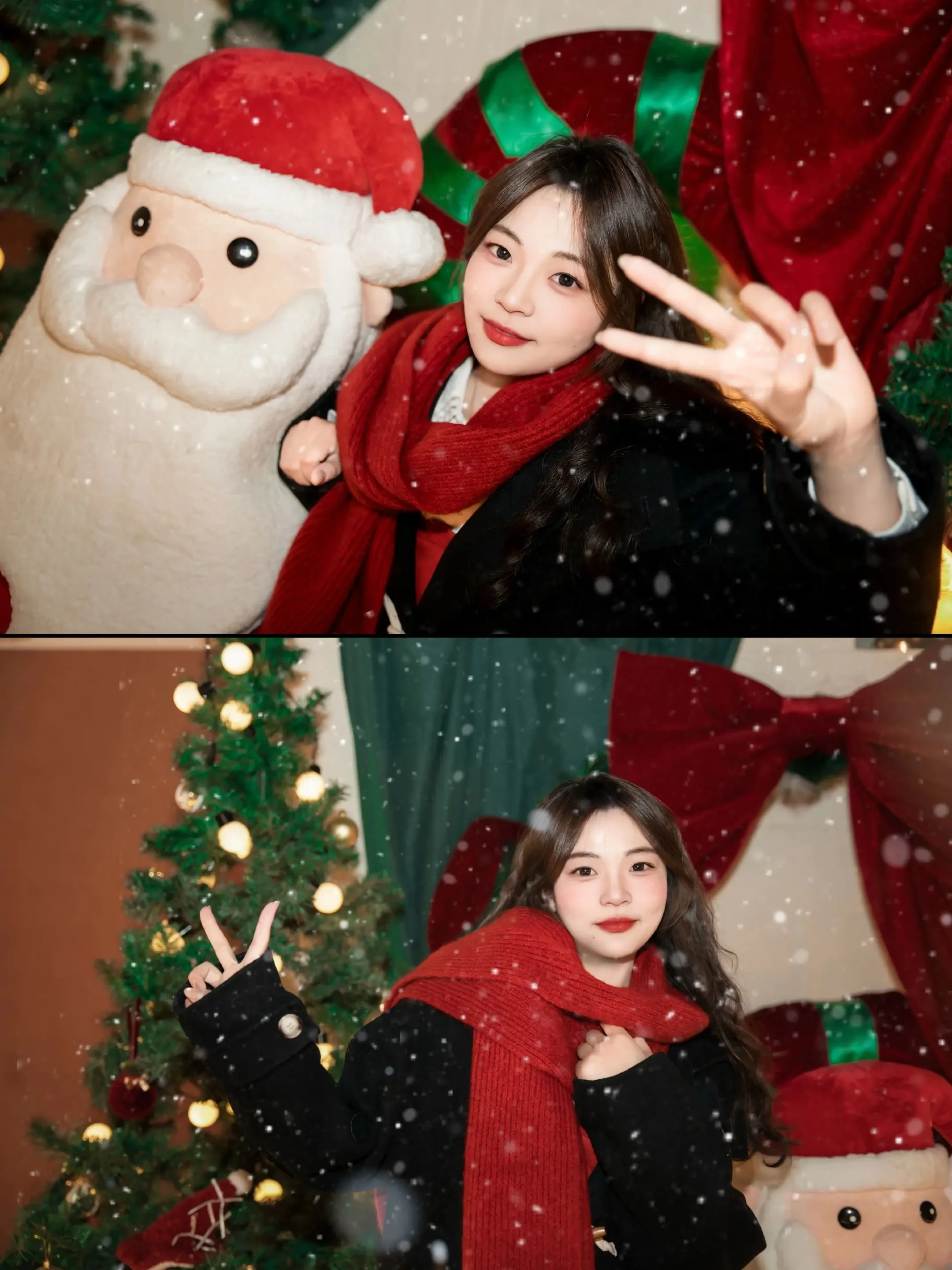 将圣诞氛围拉满🎄今年的圣诞写真请查收。