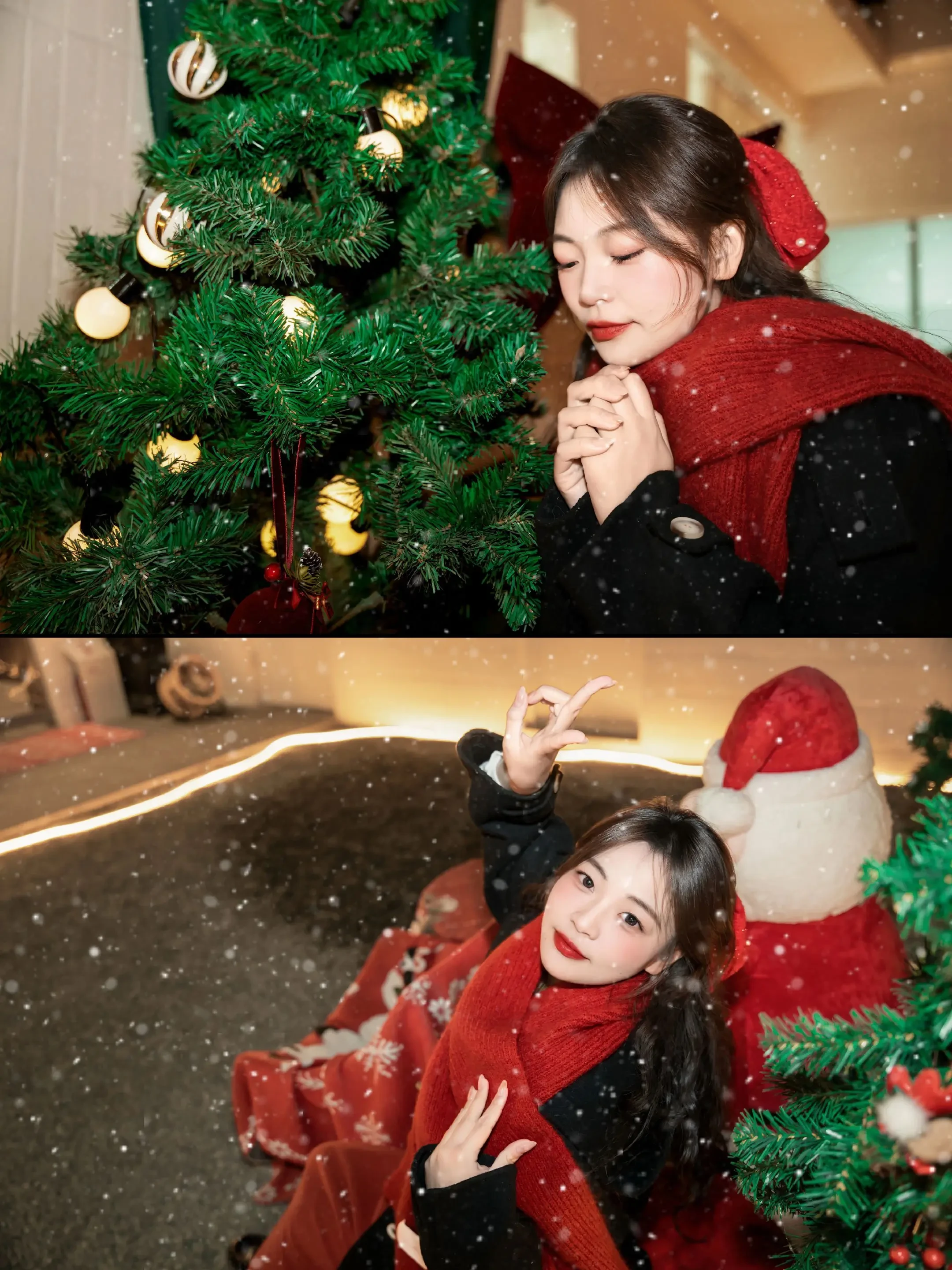 将圣诞氛围拉满🎄今年的圣诞写真请查收。